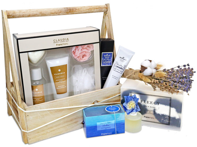 Wine n Food Hamper - Skin Care gift basket R12 - SE0126A9 Photo