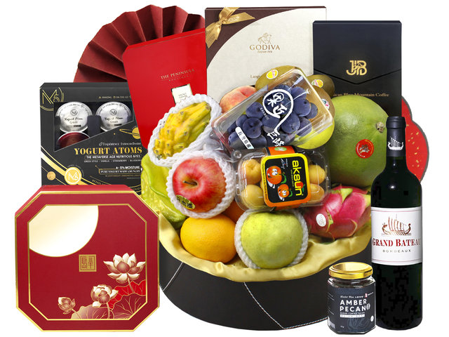 中秋果籃Hamper - 中秋節半島月餅禮籃 Hamper N8 - L89281 Photo